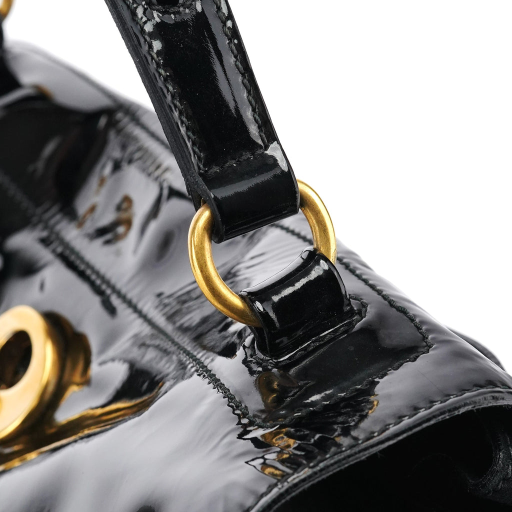Black Patent Leather Muse Two Bag