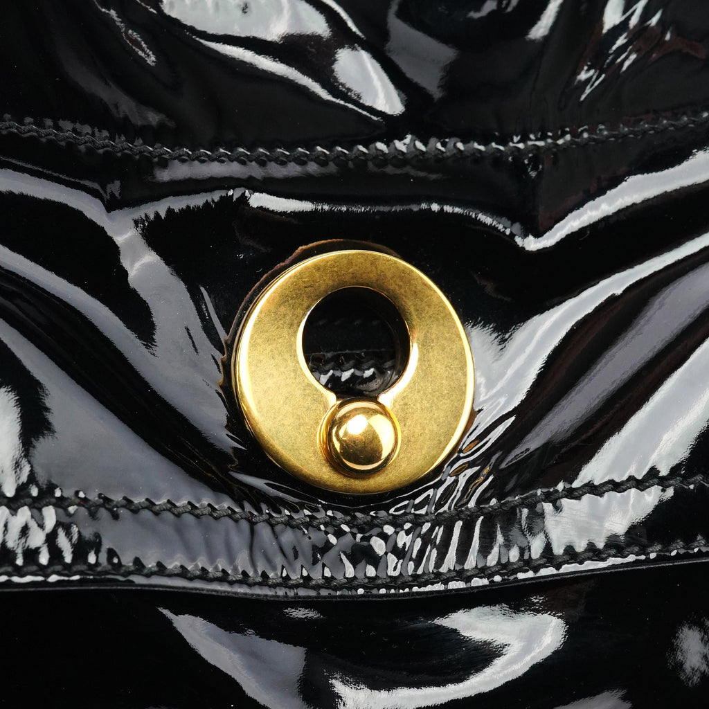 Black Patent Leather Muse Two Bag