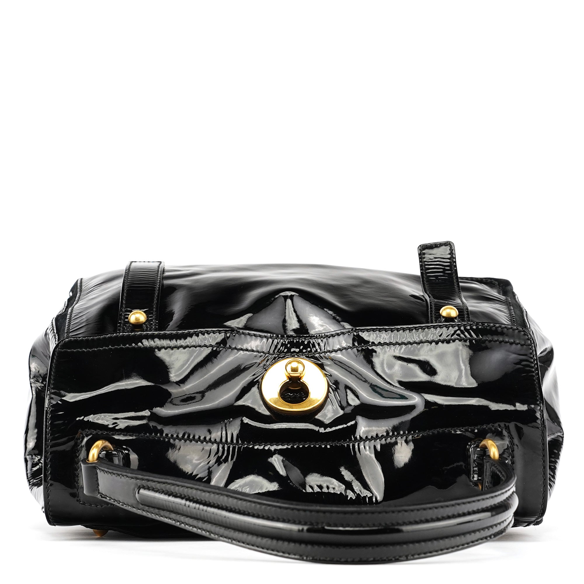 Black Patent Leather Muse Two Bag