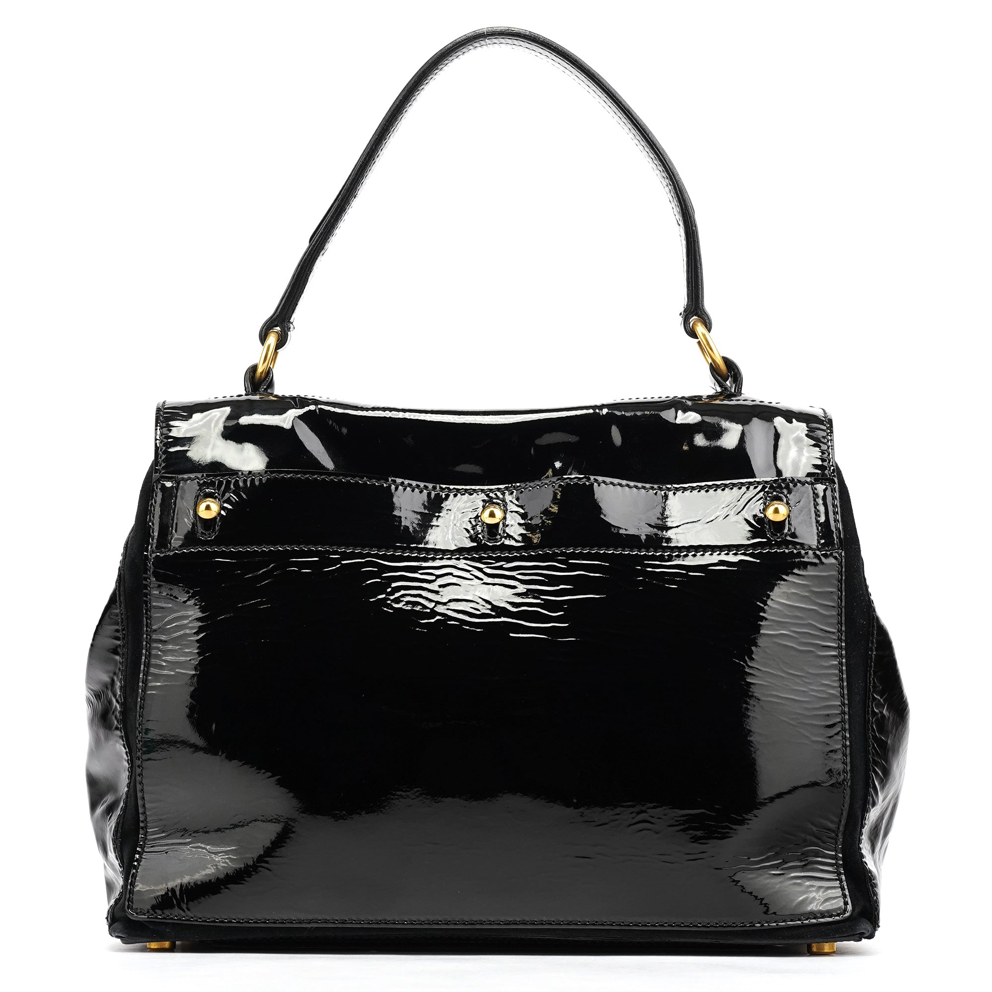 Black Patent Leather Muse Two Bag
