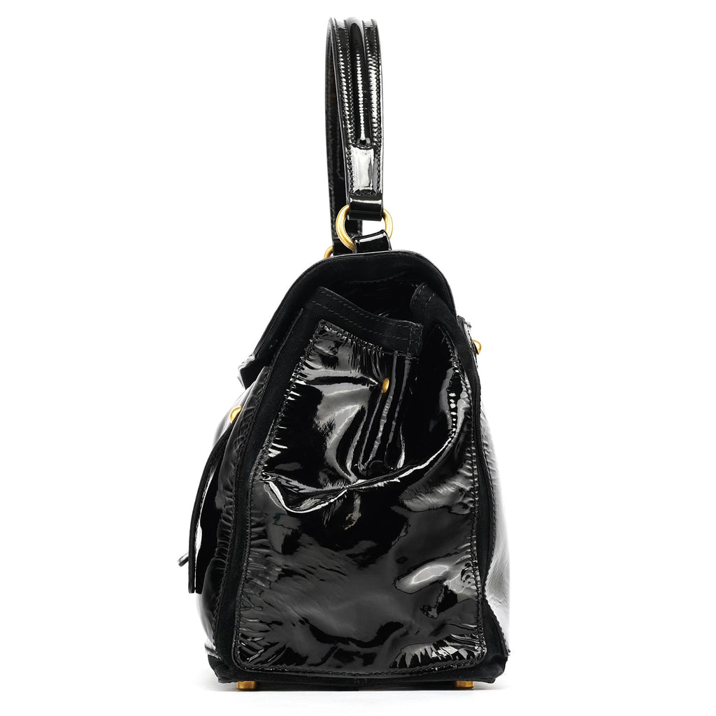 Black Patent Leather Muse Two Bag