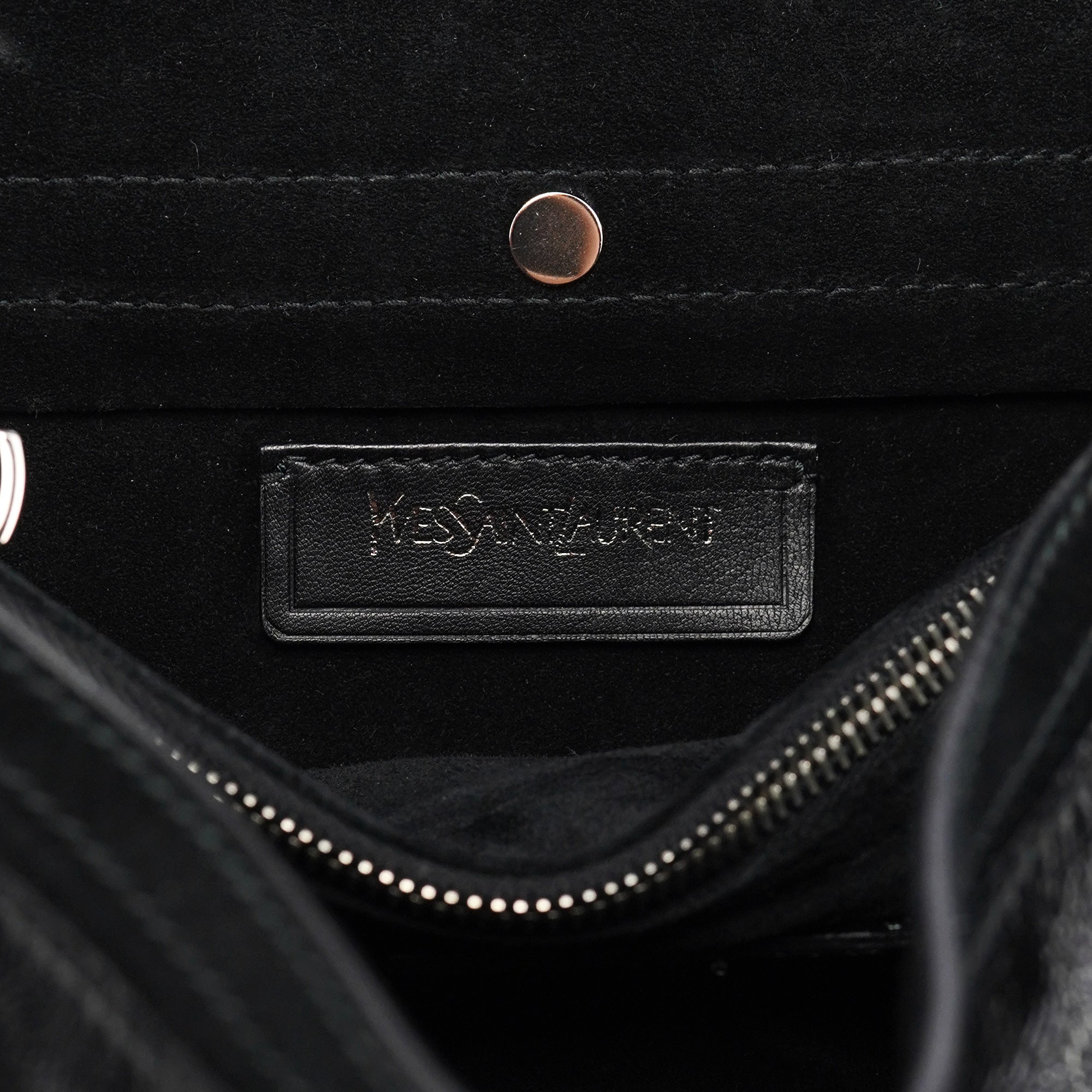 Black Patent Leather Python Muse Bag