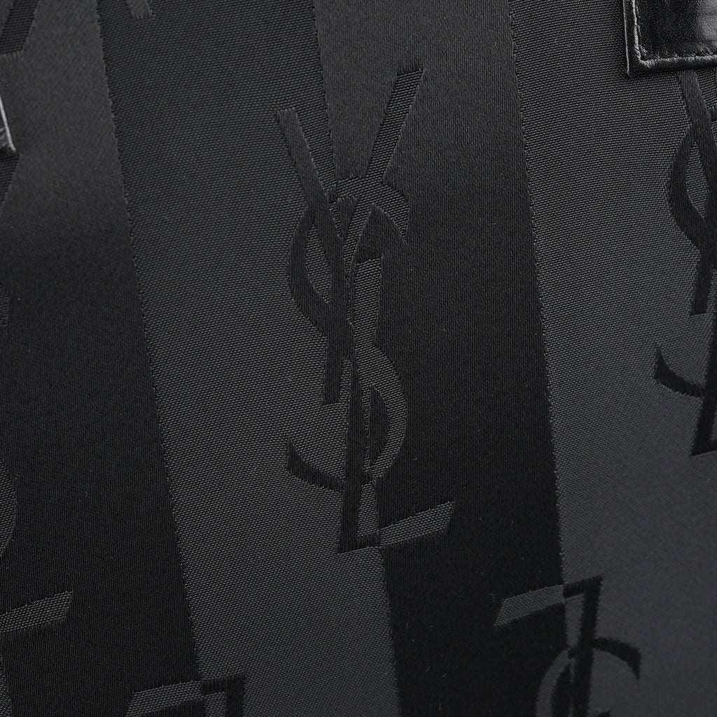 Black Satin YSL Tote Bag