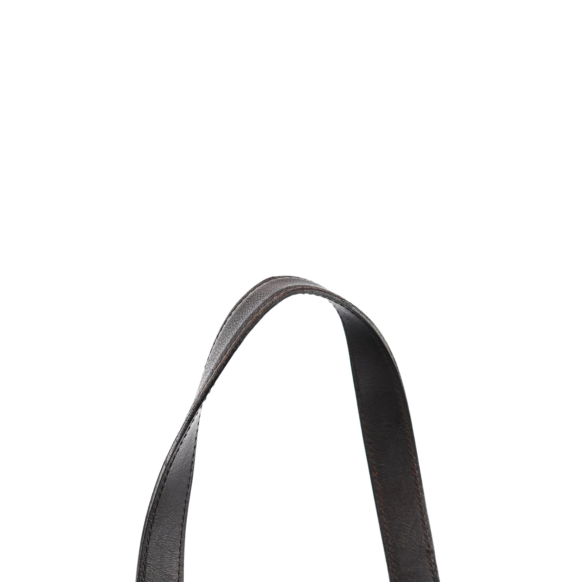 Brown Calfskin Leather Muse Tote Bag