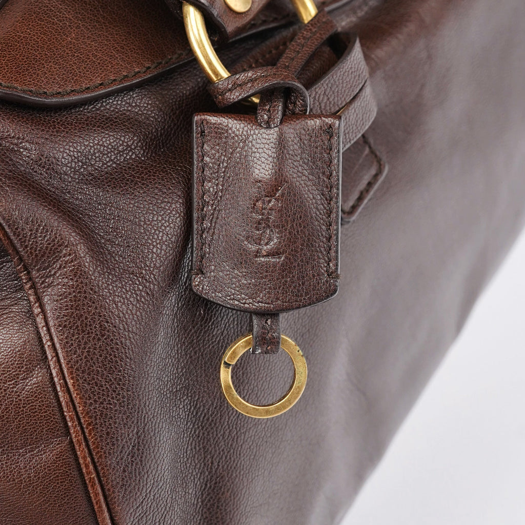 Brown Calfskin Muse Tote Bag