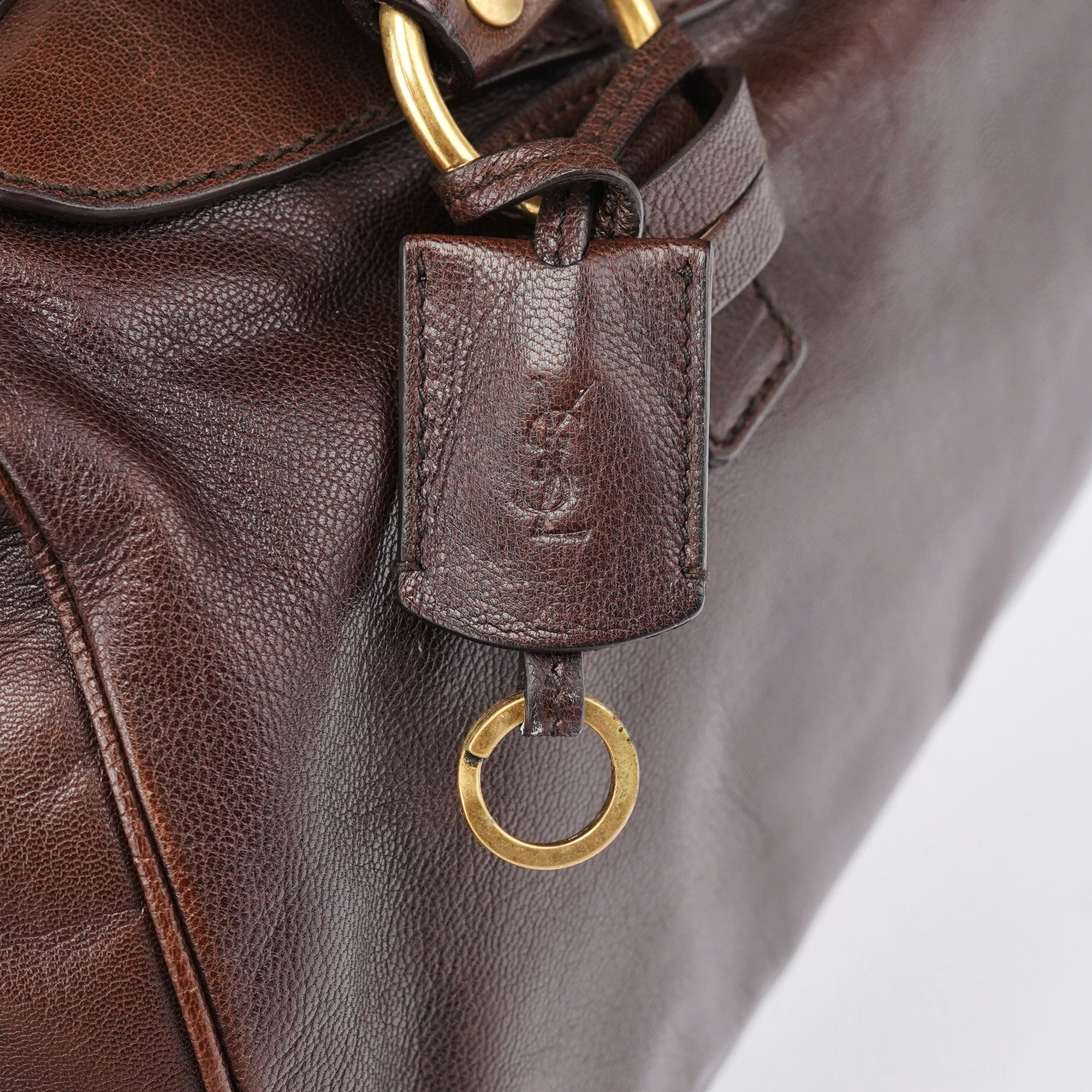 Brown Calfskin Muse Tote Bag