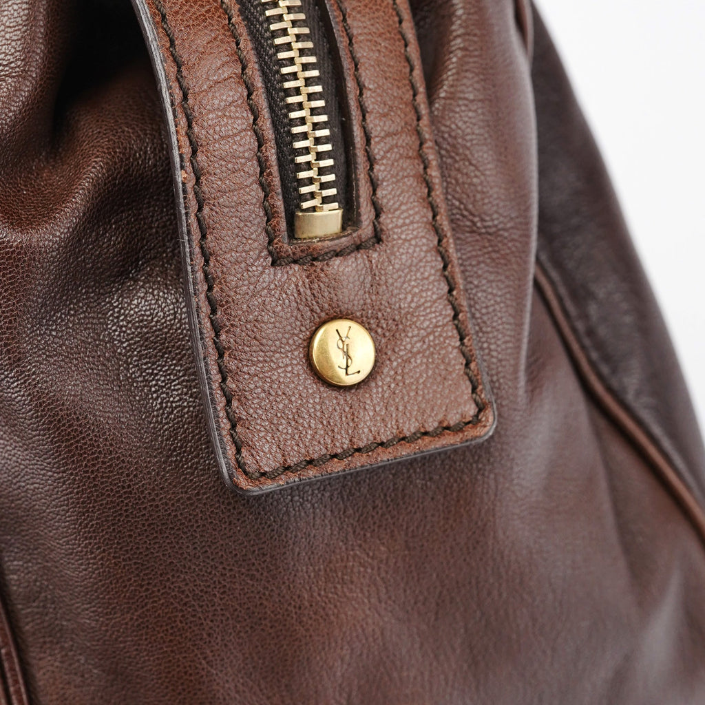 Brown Calfskin Muse Tote Bag