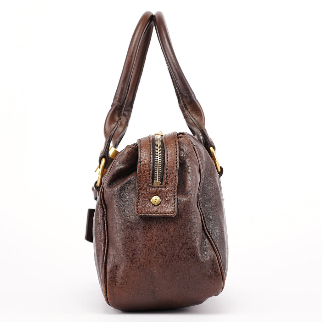 Brown Calfskin Muse Tote Bag