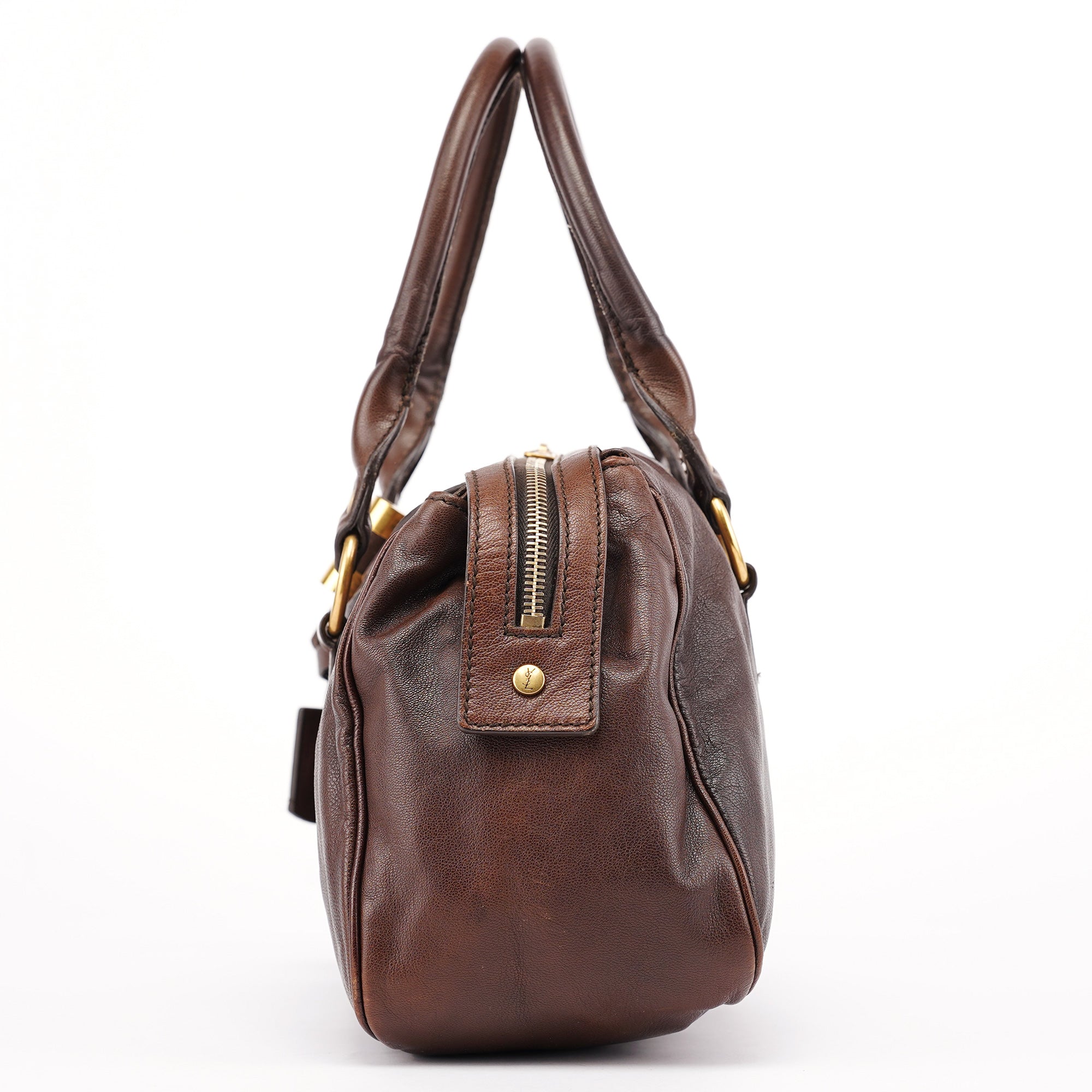 Brown Calfskin Muse Tote Bag