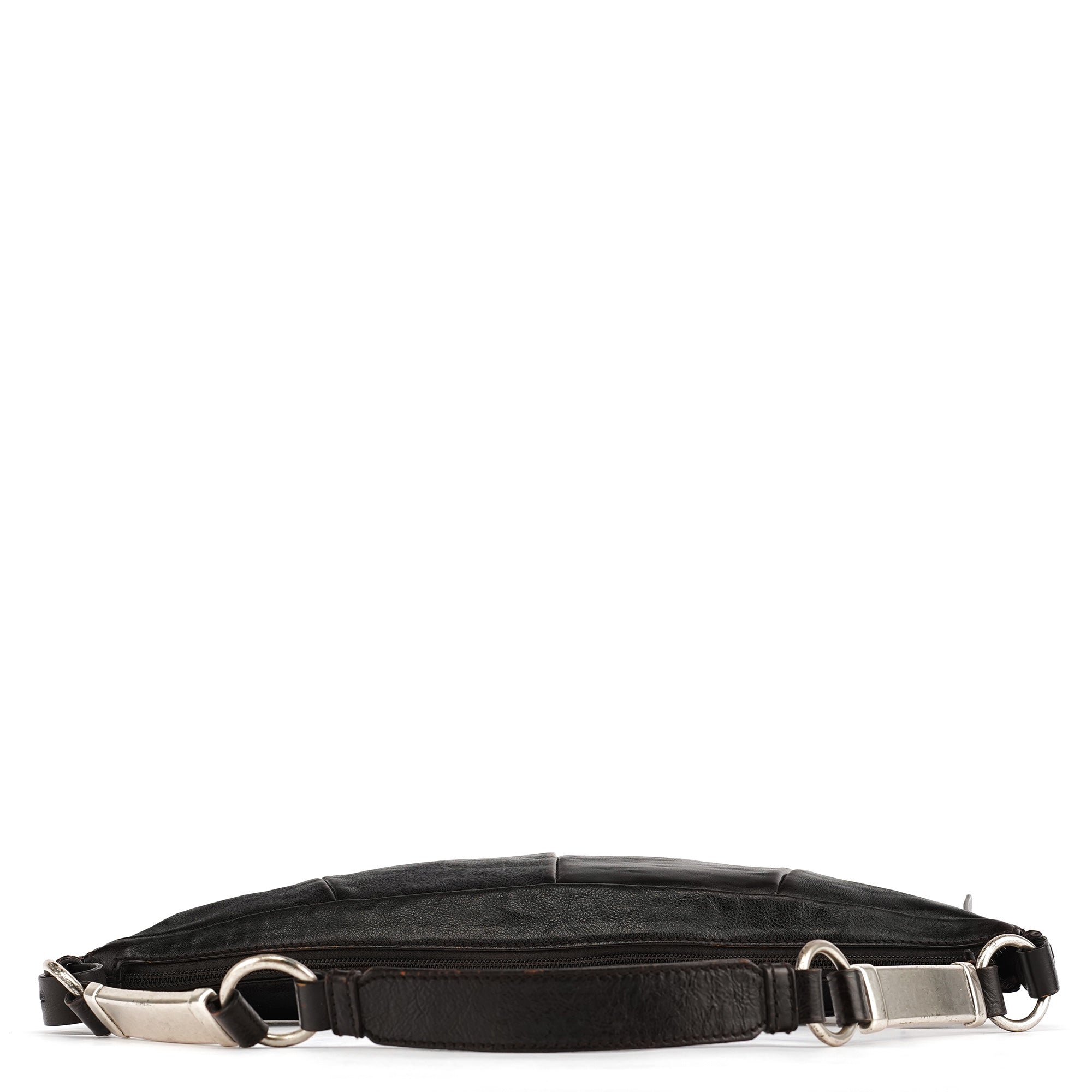 Brown Leather Mombasa Hobo Shoulder Bag
