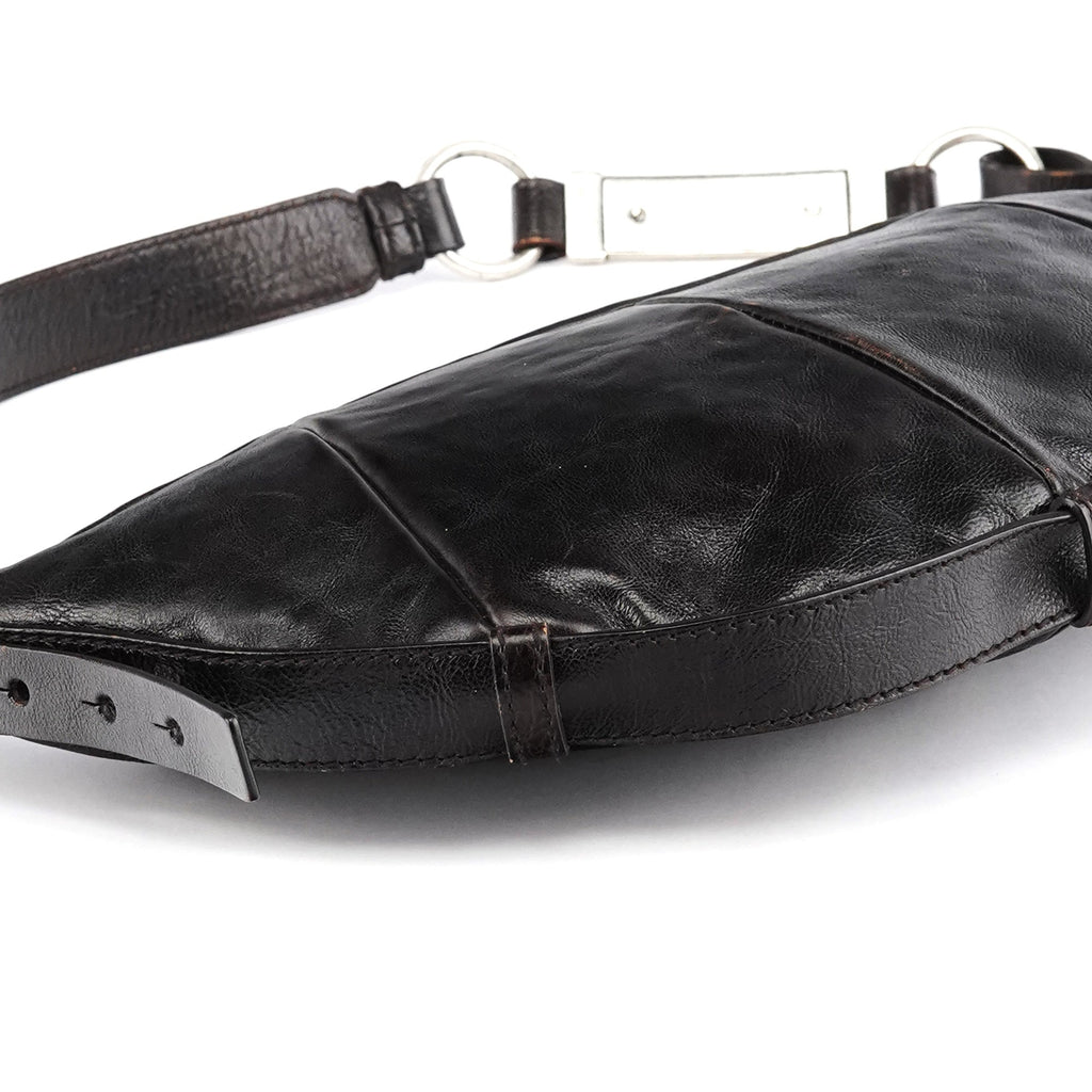 Brown Leather Mombasa Hobo Shoulder Bag