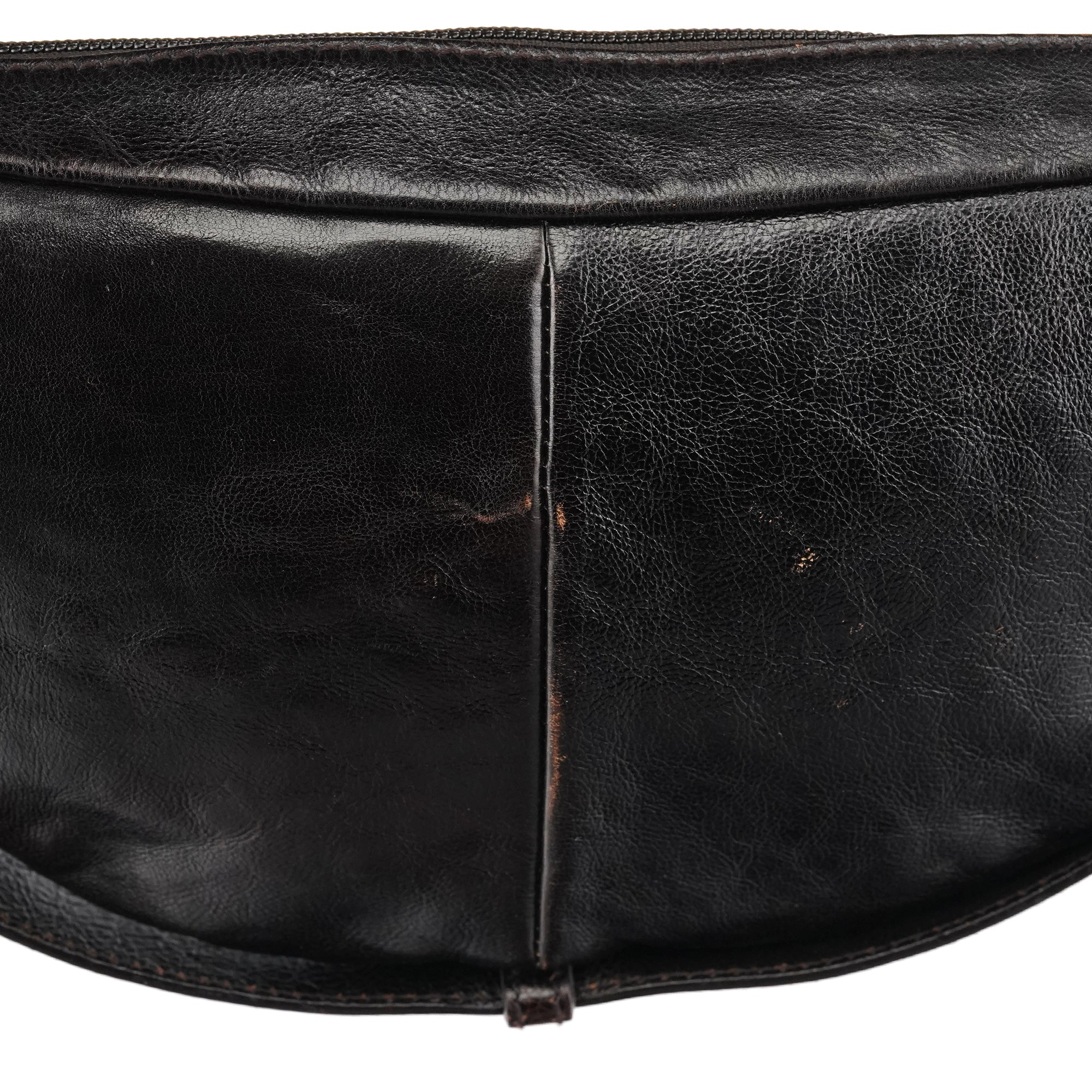 Brown Leather Mombasa Hobo Shoulder Bag