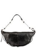 Brown Leather Mombasa Hobo Shoulder Bag