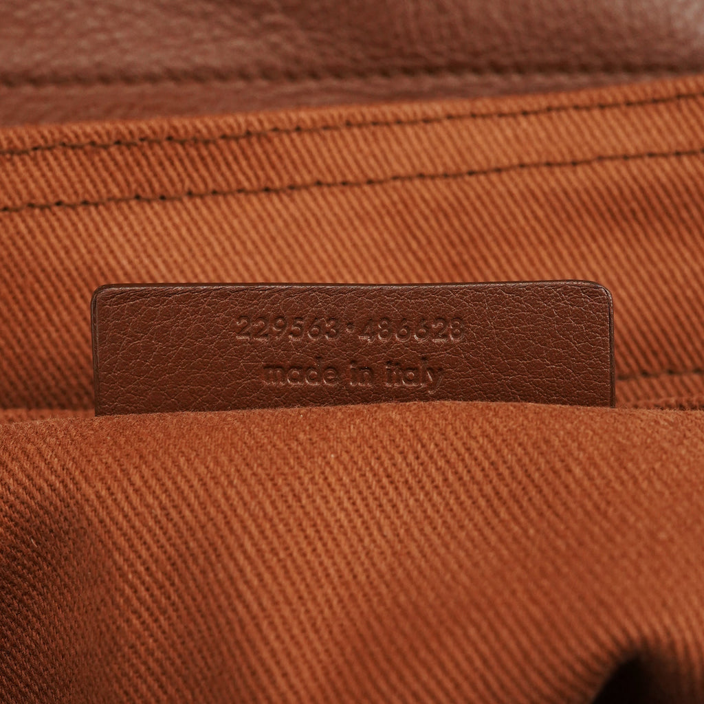 Brown Leather Muse Two Bag