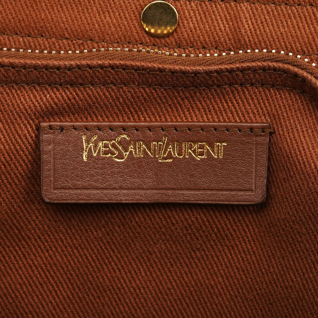 Brown Leather Muse Two Bag