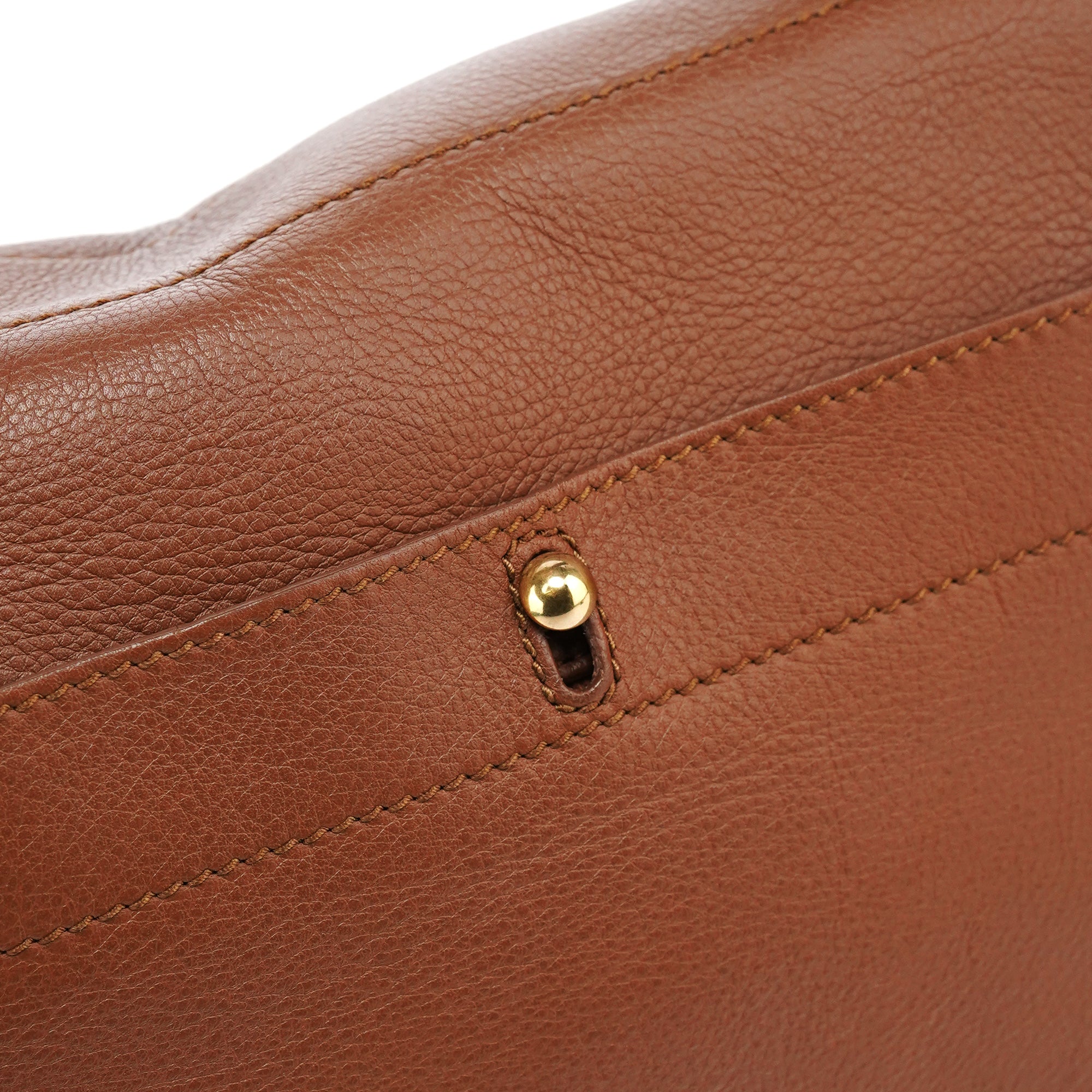 Brown Leather Muse Two Bag