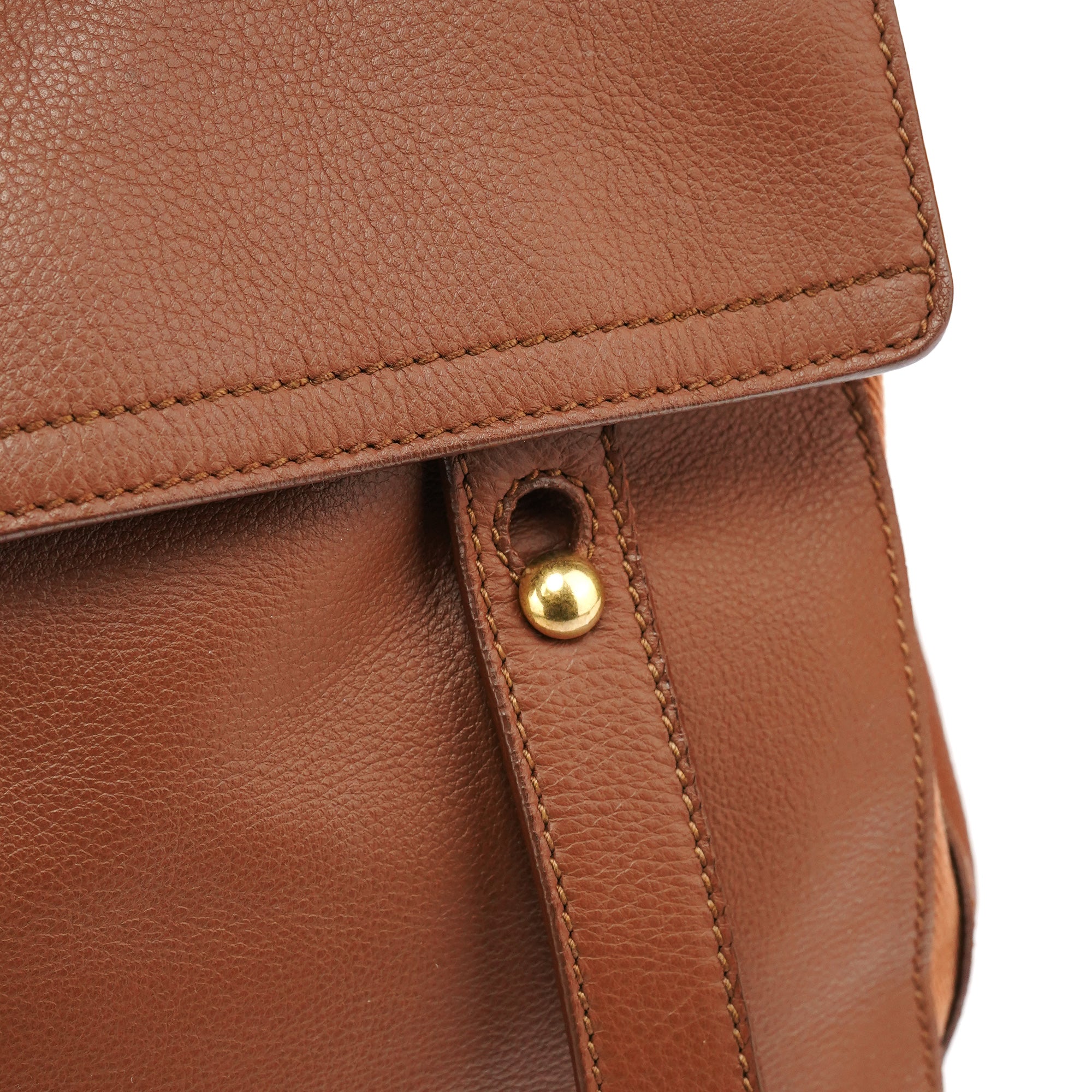 Brown Leather Muse Two Bag