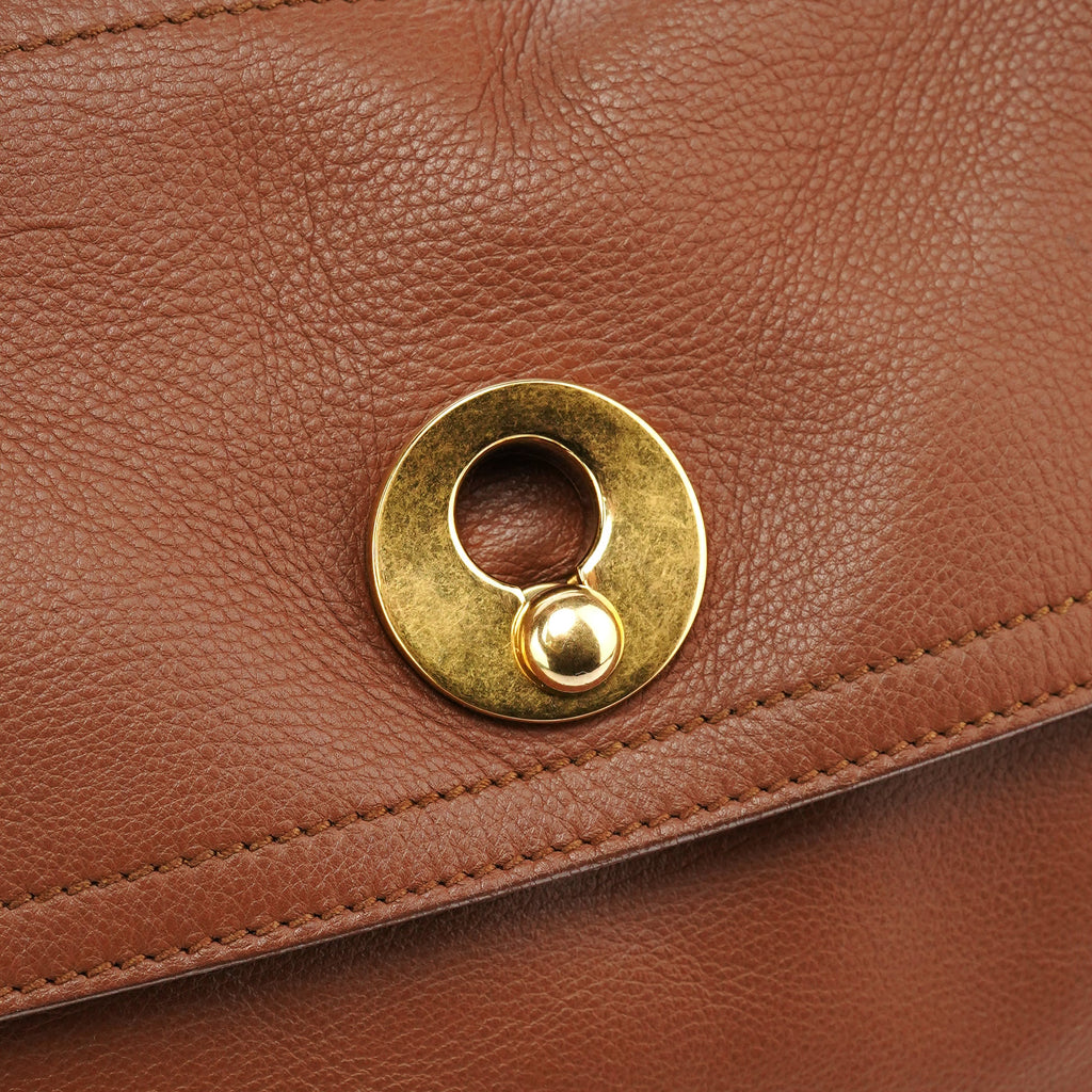 Brown Leather Muse Two Bag