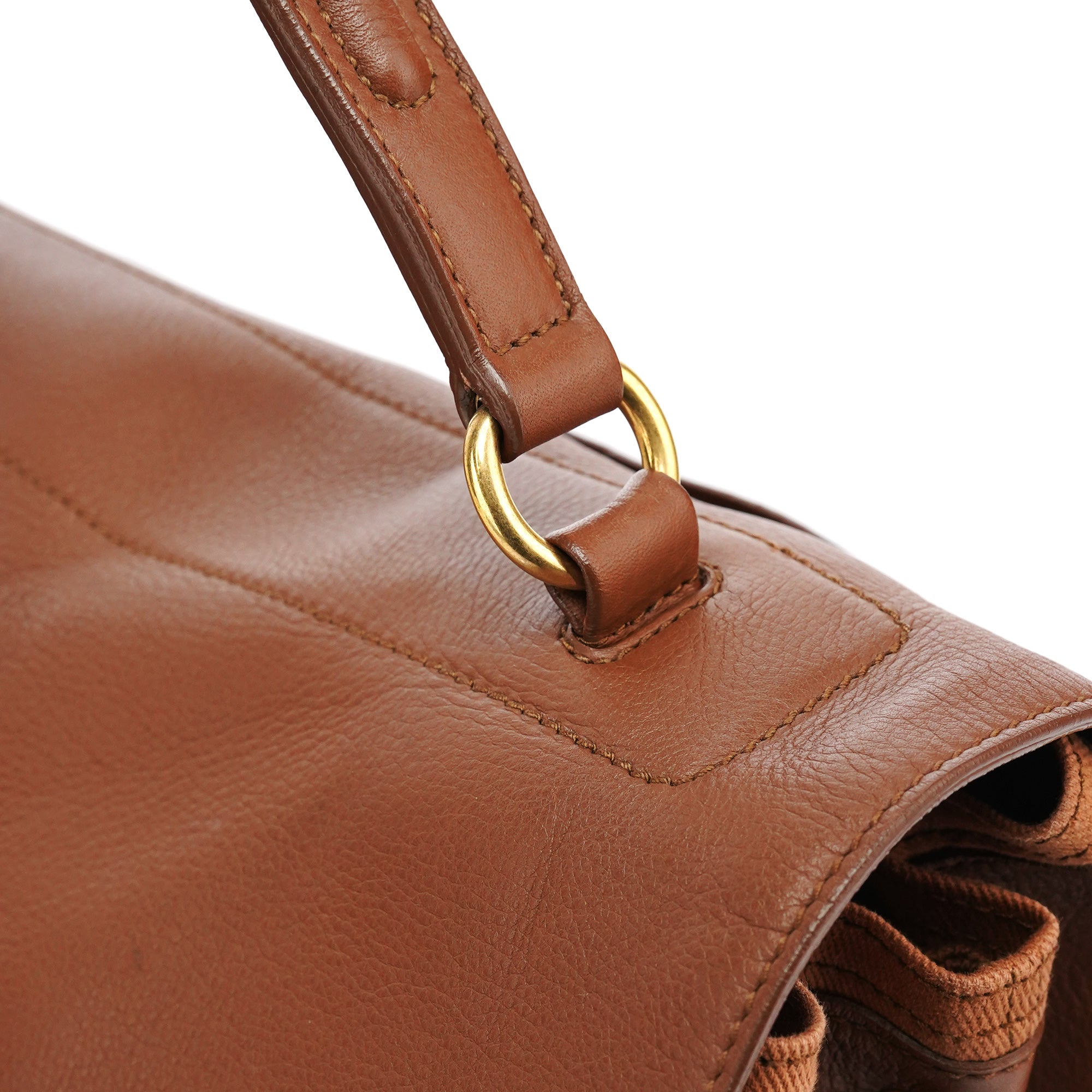 Brown Leather Muse Two Bag