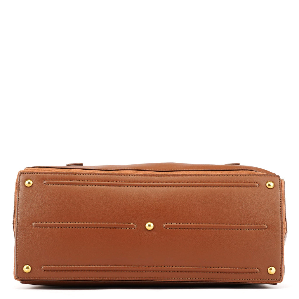 Brown Leather Muse Two Bag