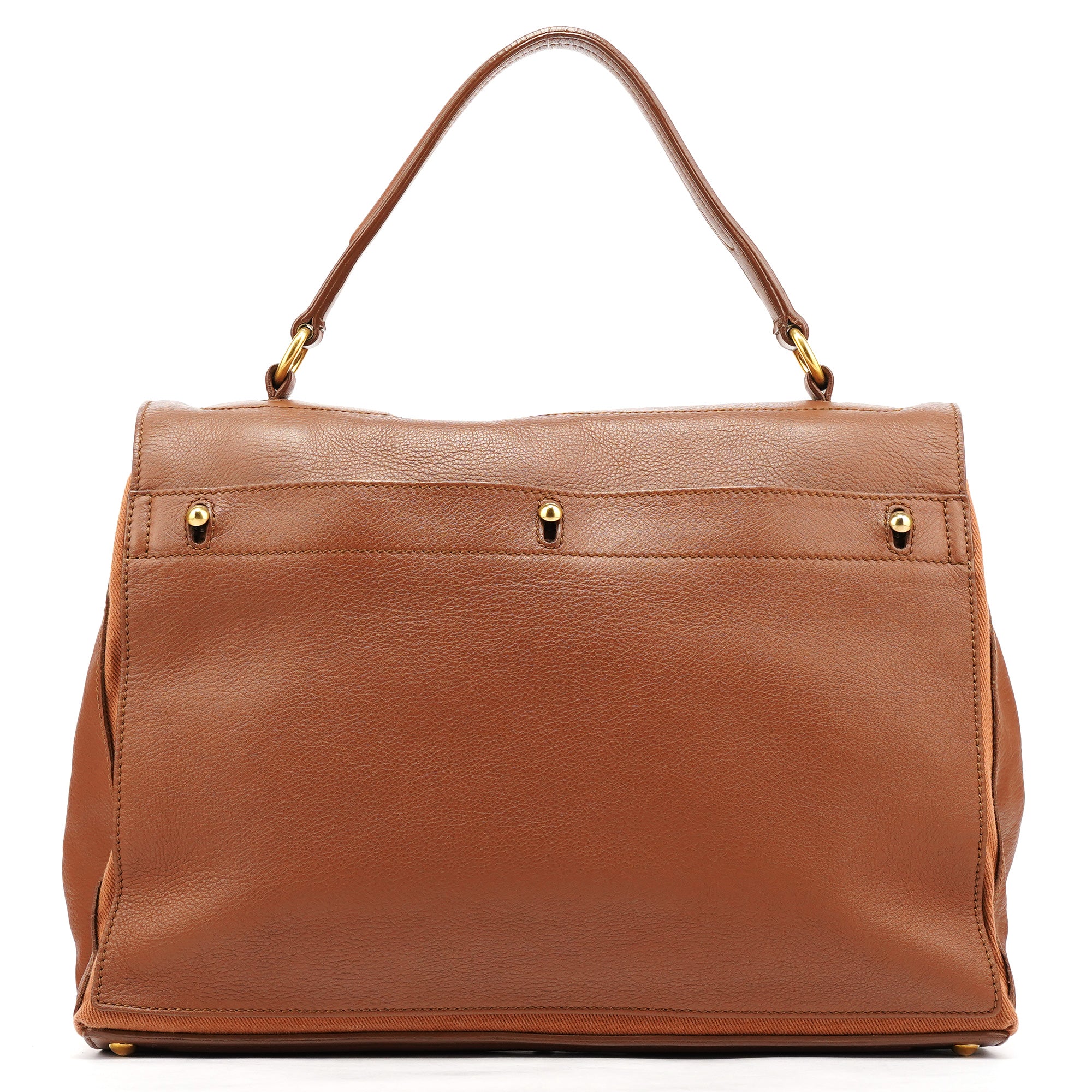 Brown Leather Muse Two Bag
