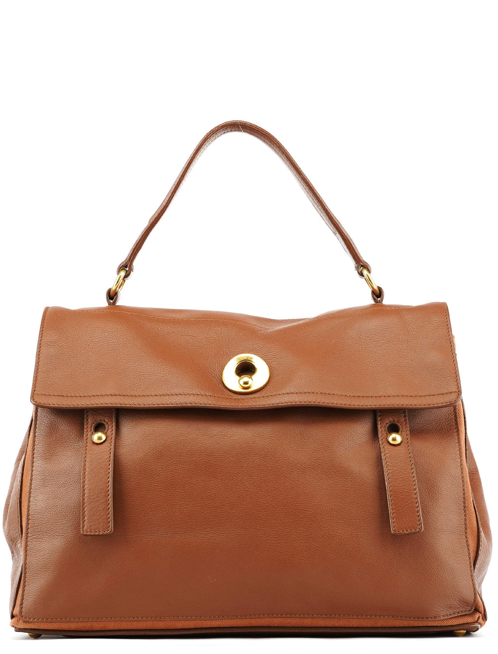 Brown Leather Muse Two Bag