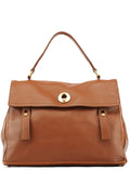 Brown Leather Muse Two Bag