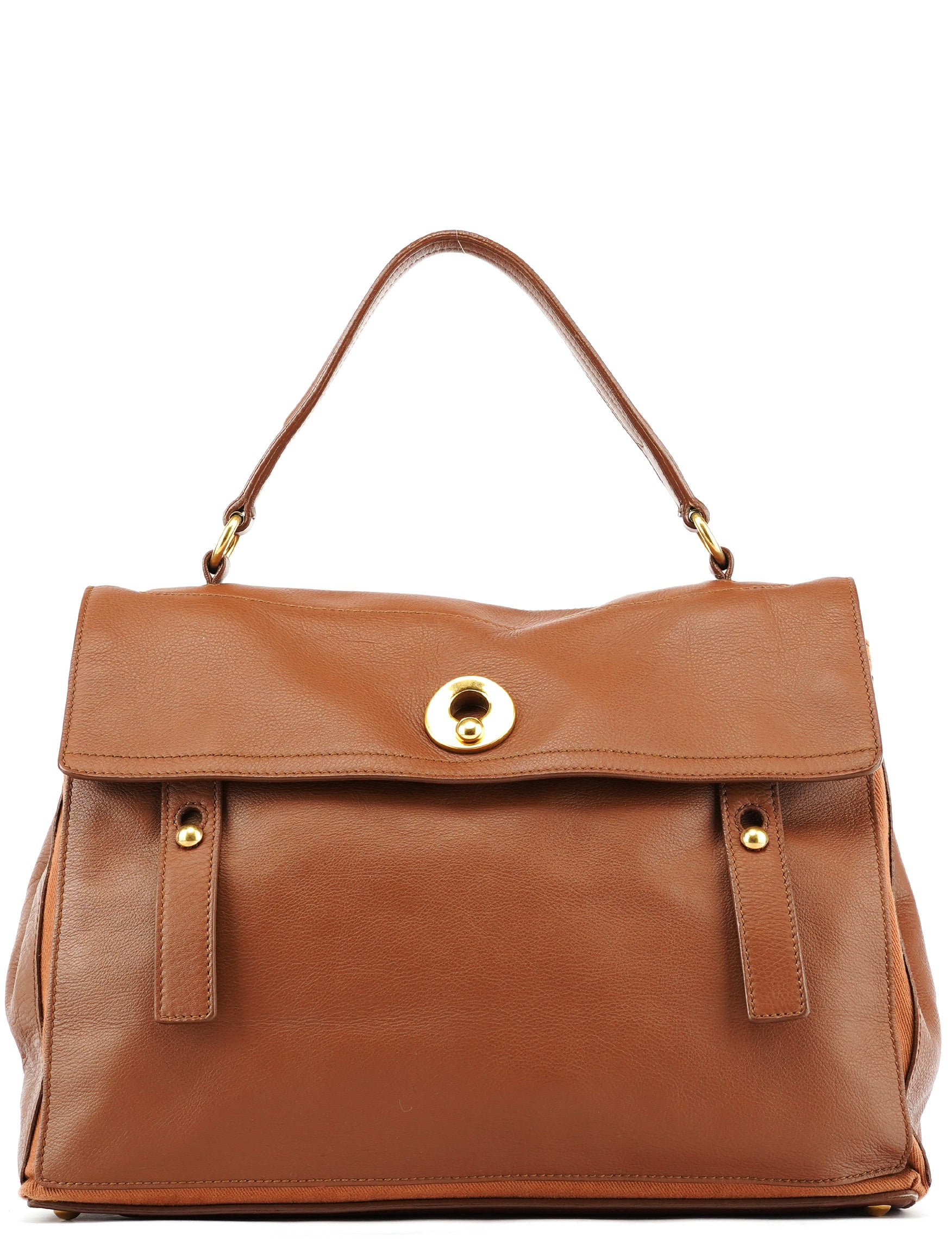 Brown Leather Muse Two Bag