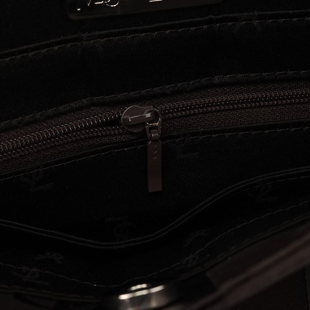 Brown YSL Satin Shoulder Bag