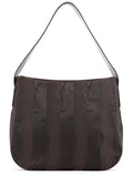Brown YSL Satin Shoulder Bag
