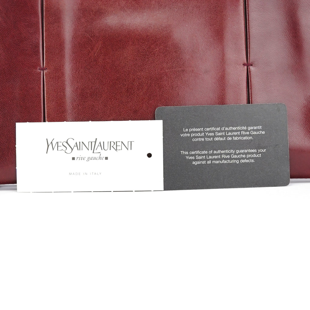 Burgundy Calfksin Mini Shoulder Bag
