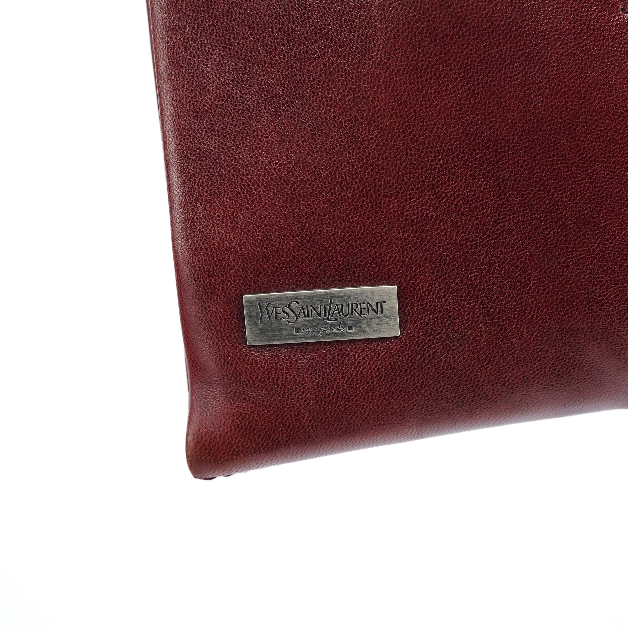 Burgundy Calfksin Mini Shoulder Bag