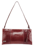 Burgundy Calfksin Mini Shoulder Bag