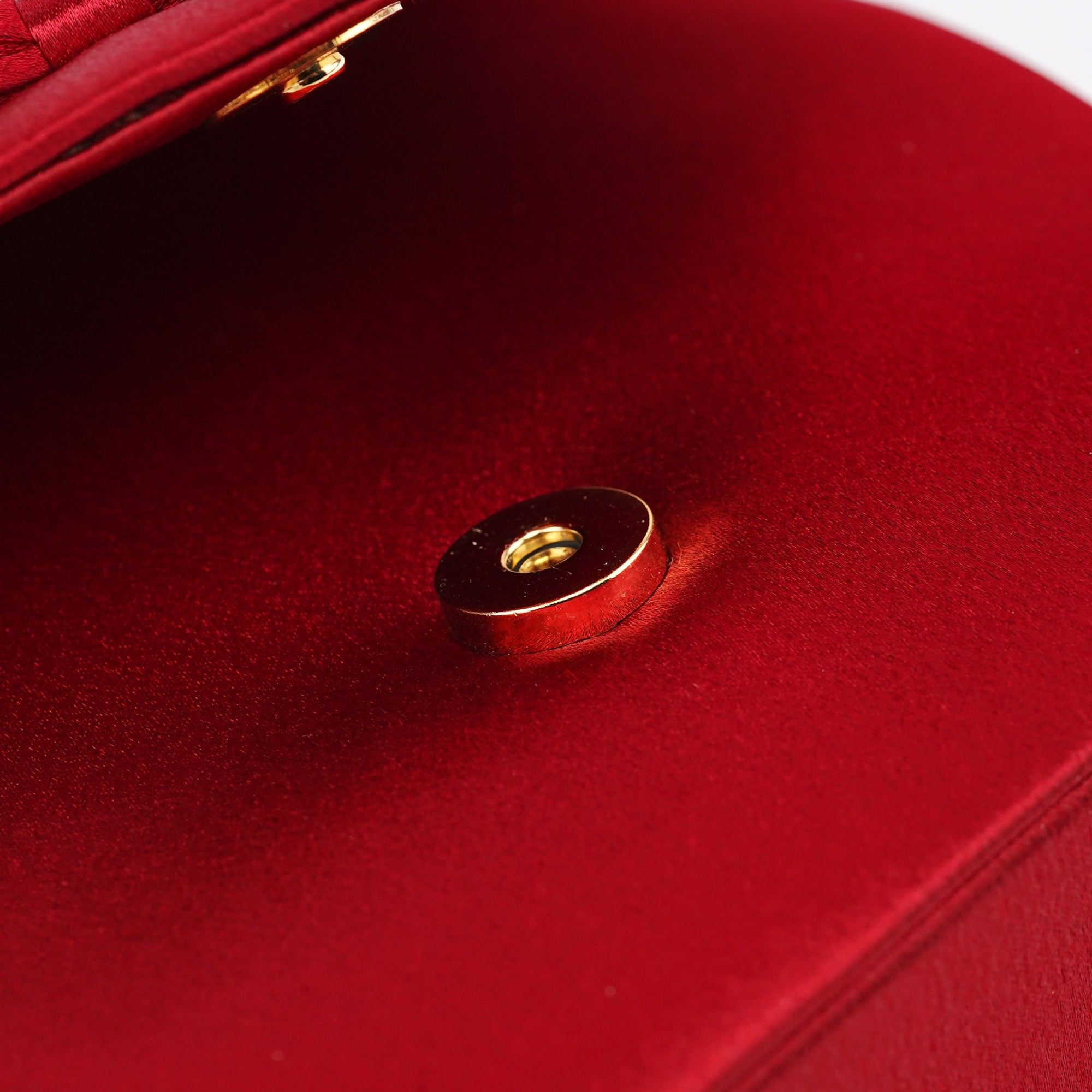 Burgundy Satin Bow Crossbody Bag