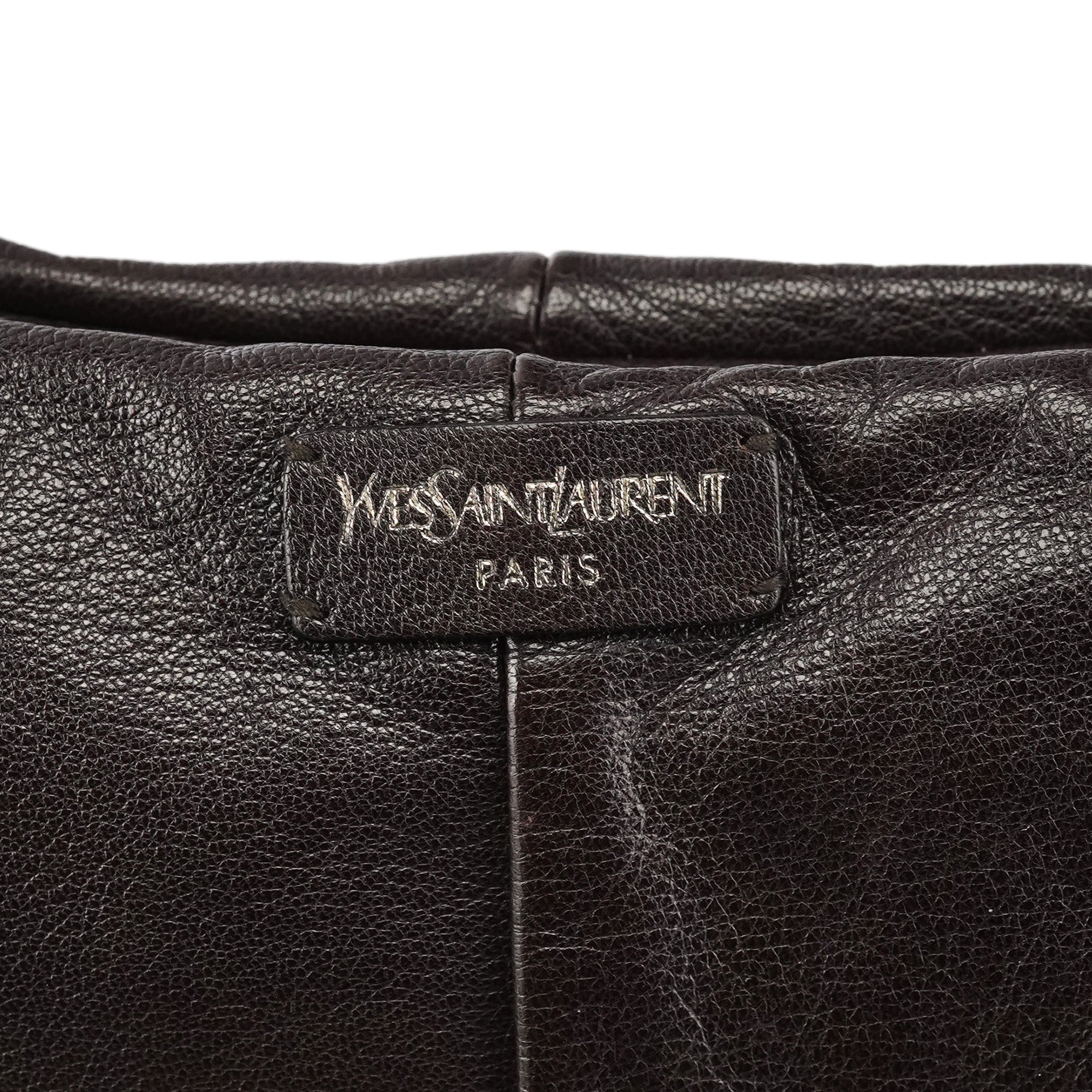Dark Brown Leather Mombasa Hobo Shoulder Bag