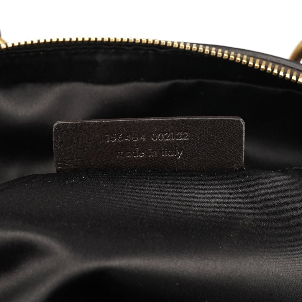 Dark Brown Leather Muse Tote Bag
