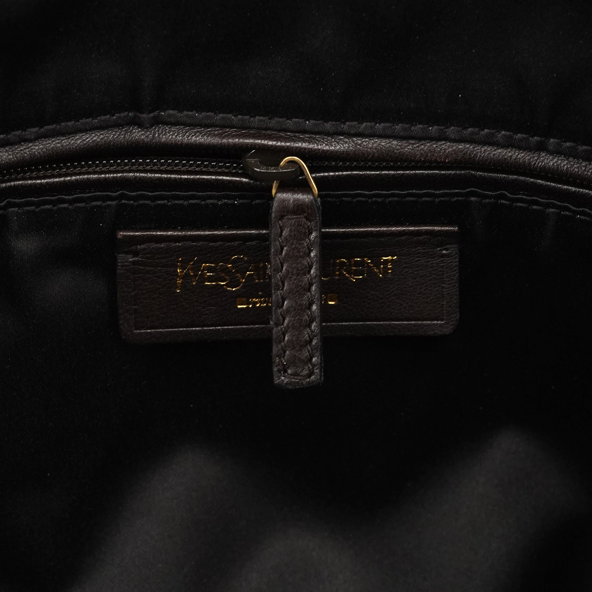Dark Brown Leather Muse Tote Bag