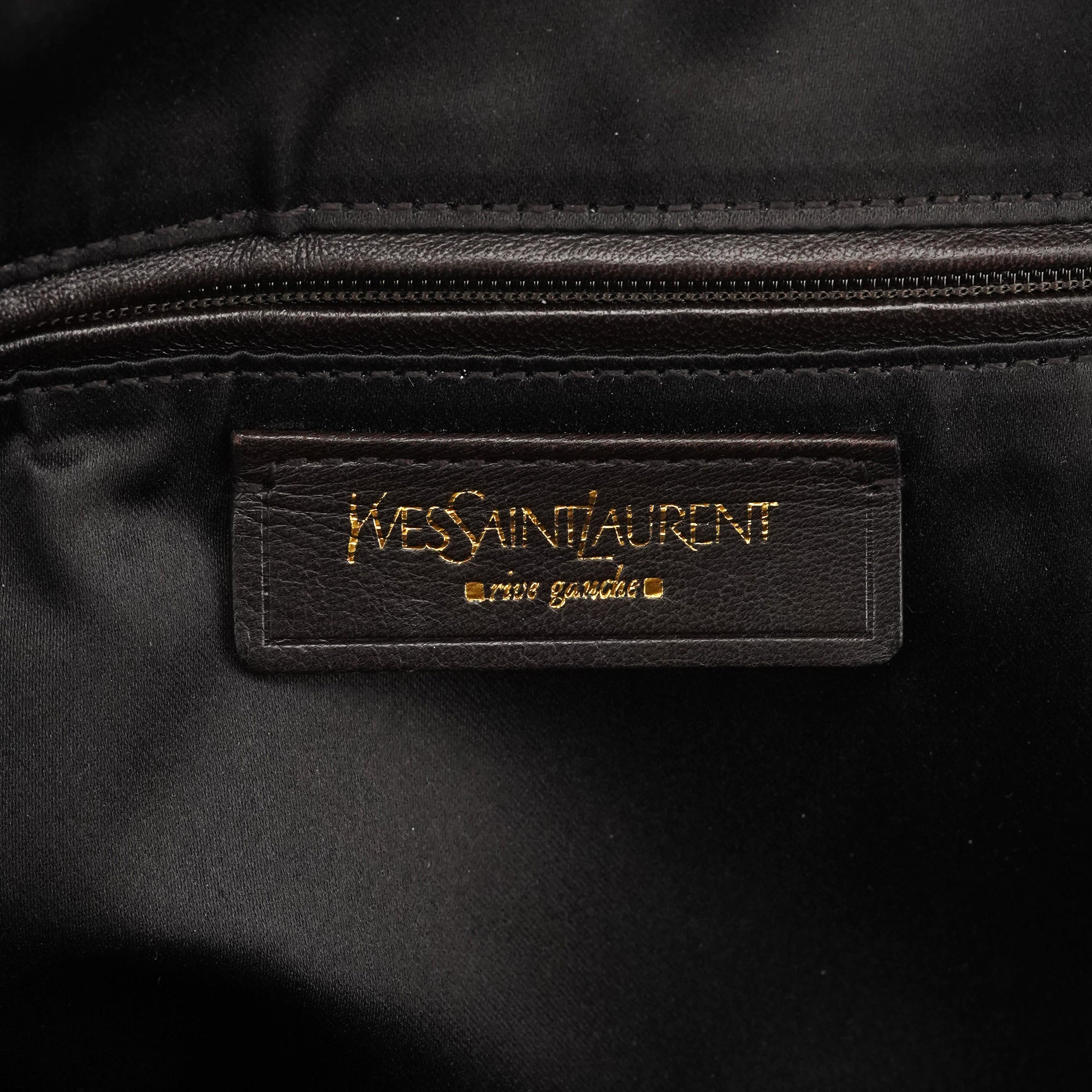 Dark Brown Leather Muse Tote Bag