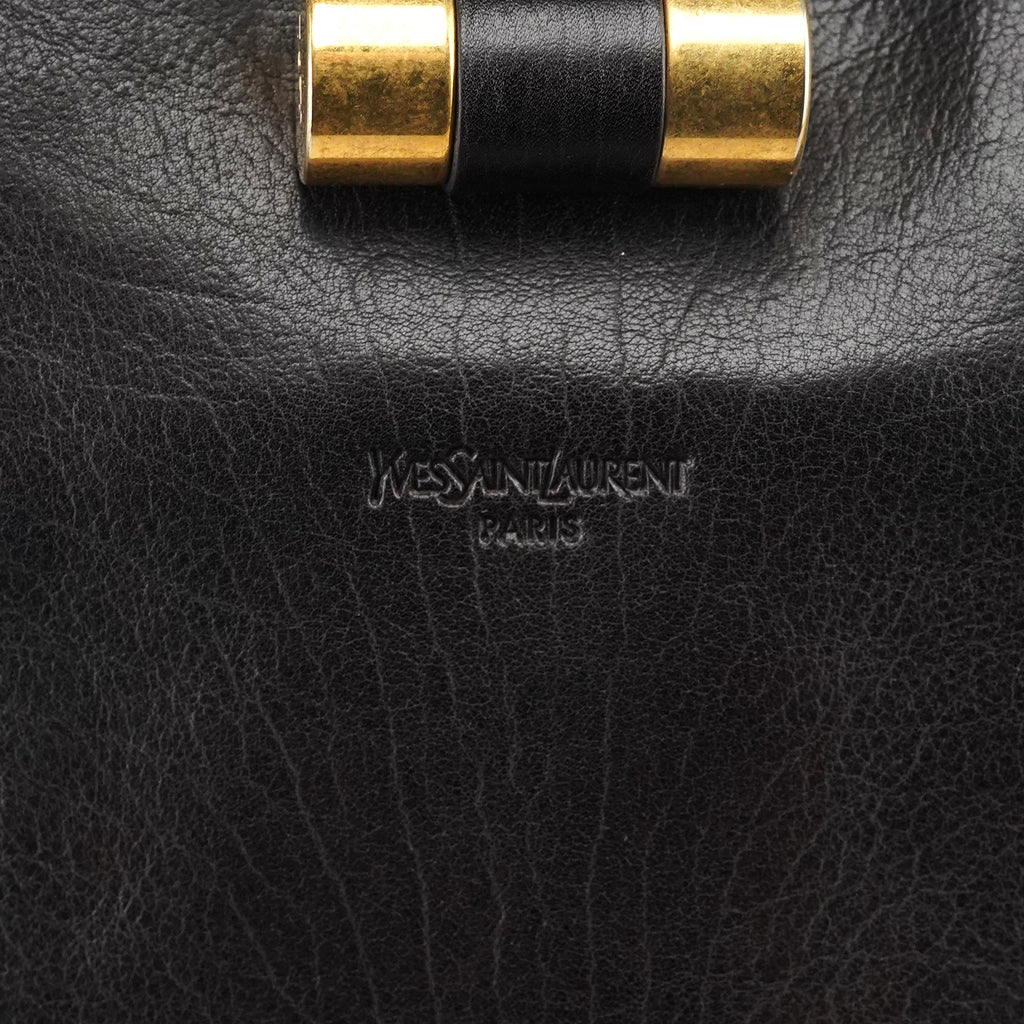 Dark Brown Leather Muse Tote Bag