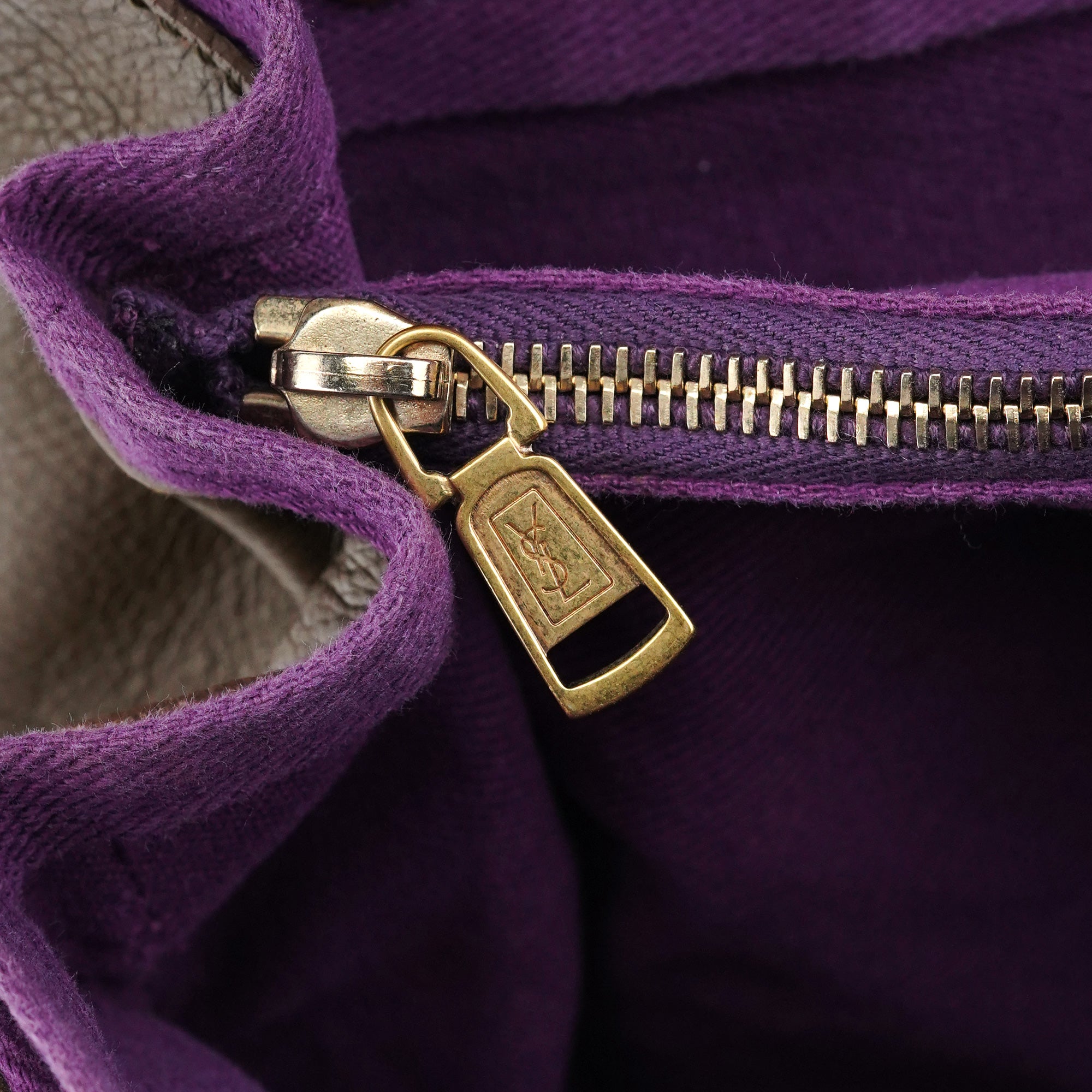 Dark Green Purple Leather Muse Two Bag