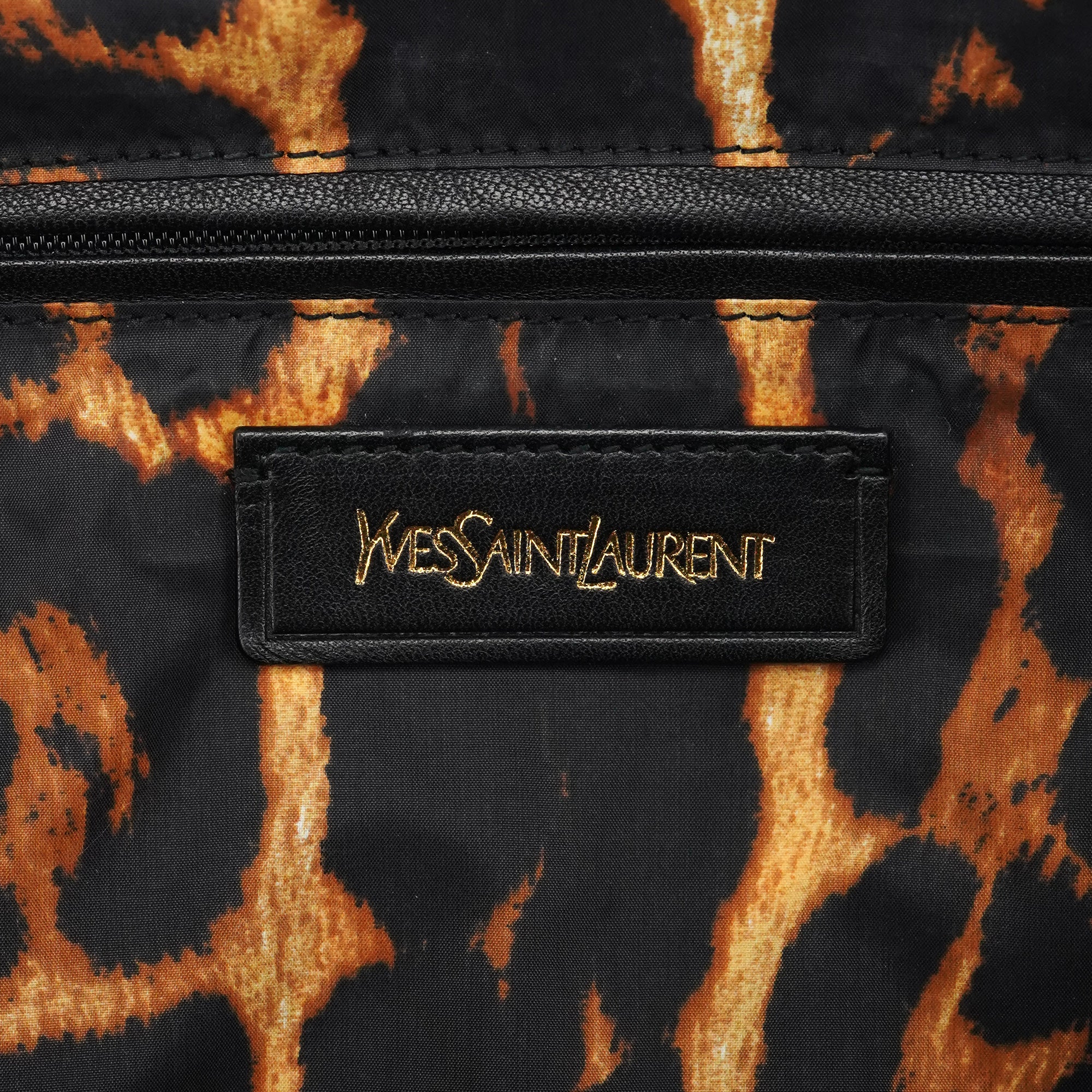 Leopard Nylon Y Boston bag
