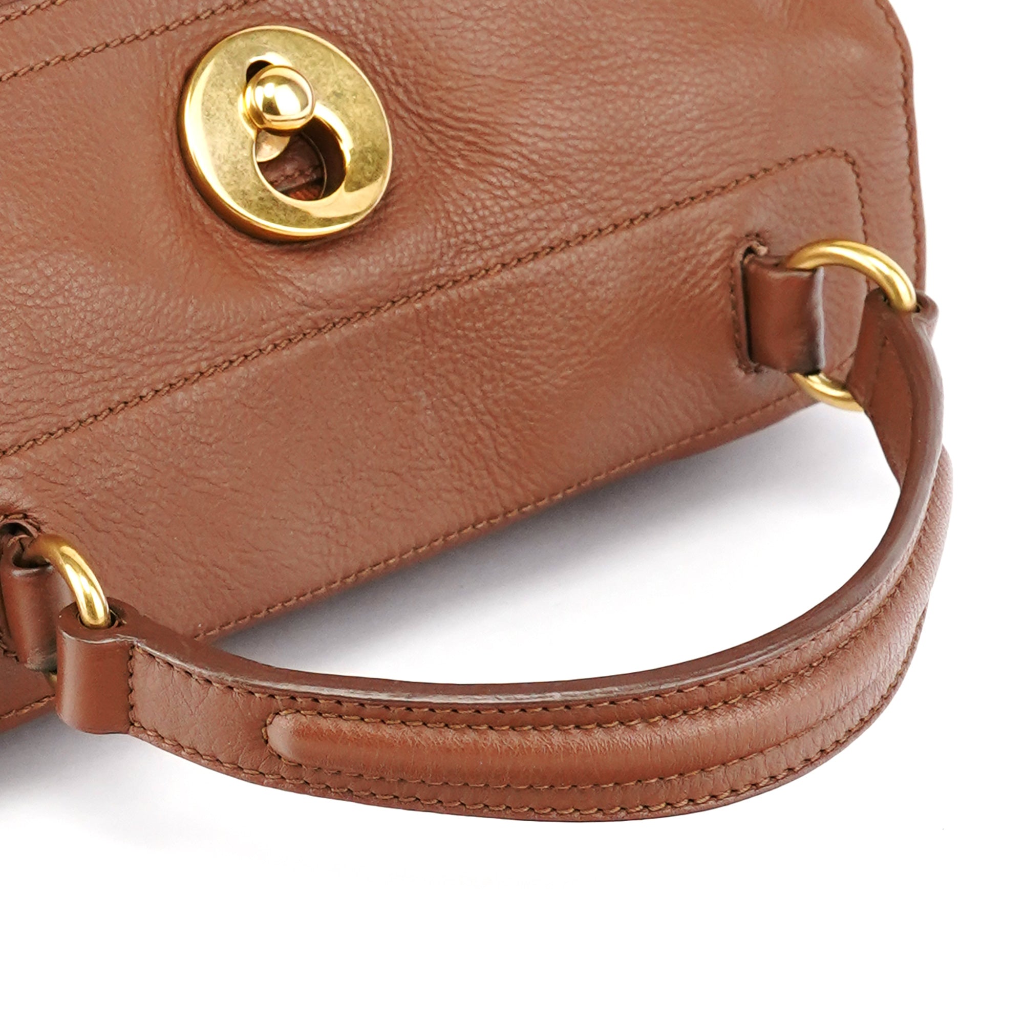 Light Brown Leather Muse Two 2-Way Bag