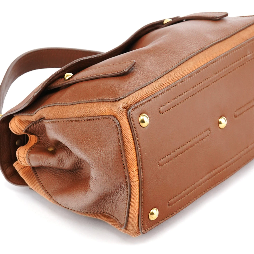 Light Brown Leather Muse Two 2-Way Bag