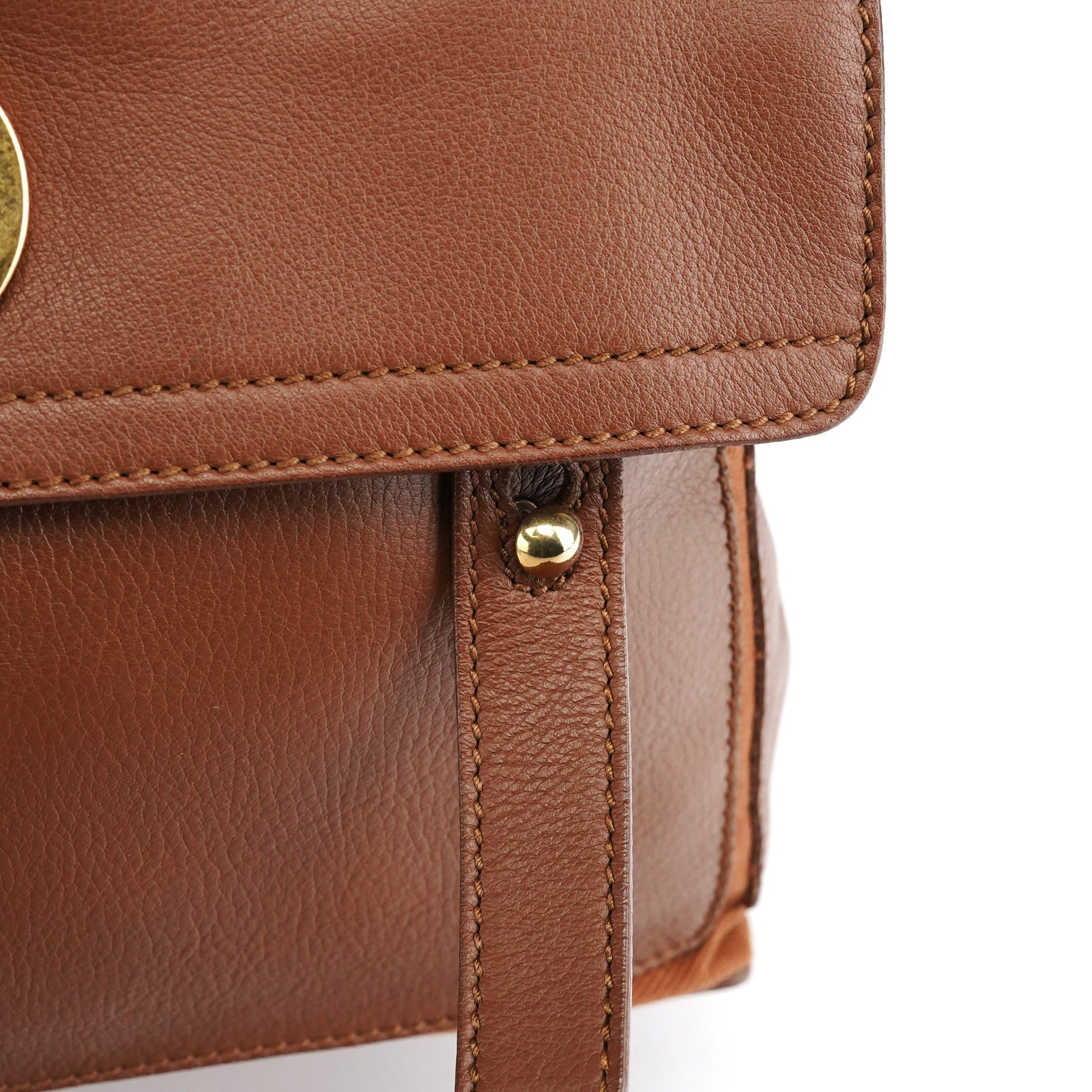 Light Brown Leather Muse Two 2-Way Bag