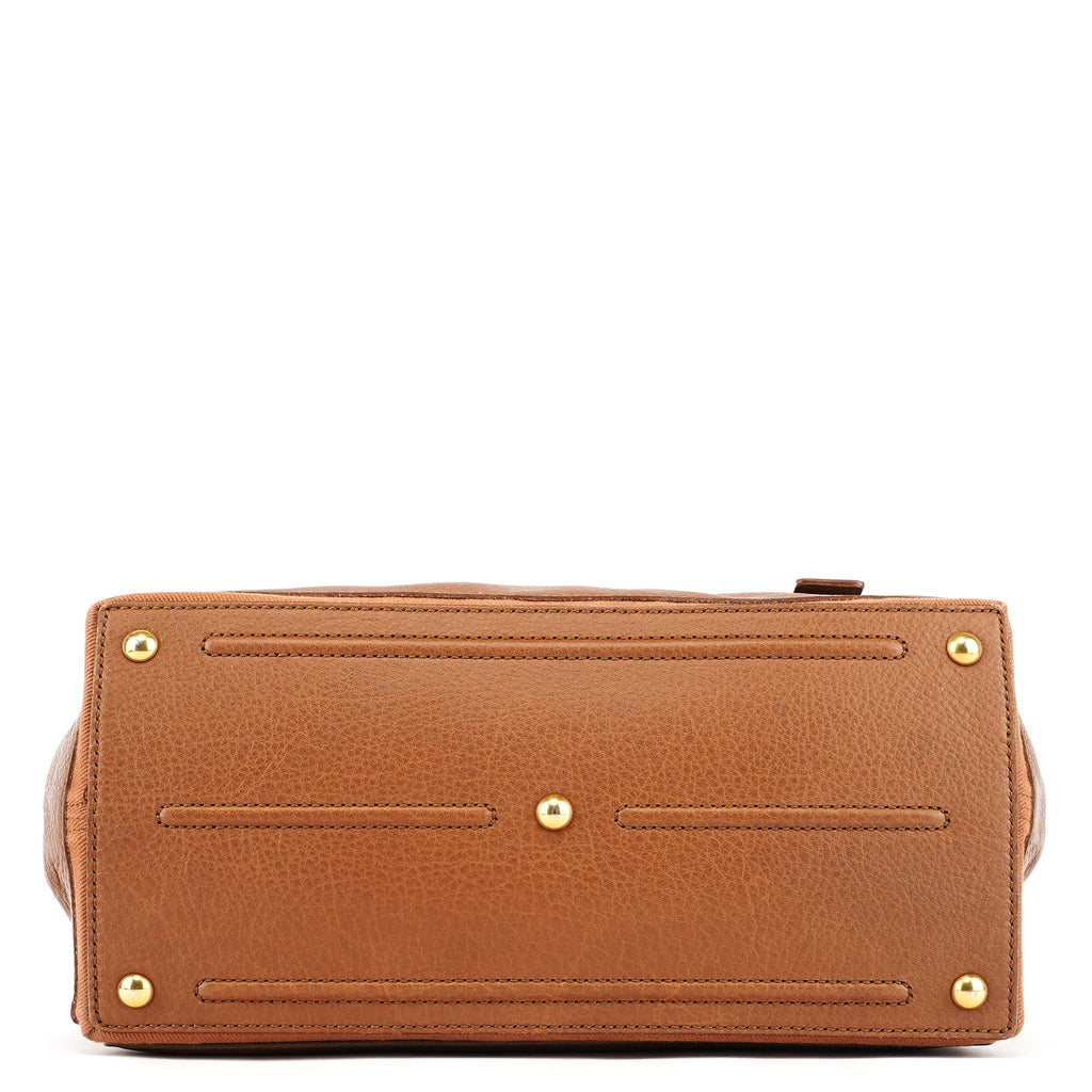 Light Brown Leather Muse Two Bag