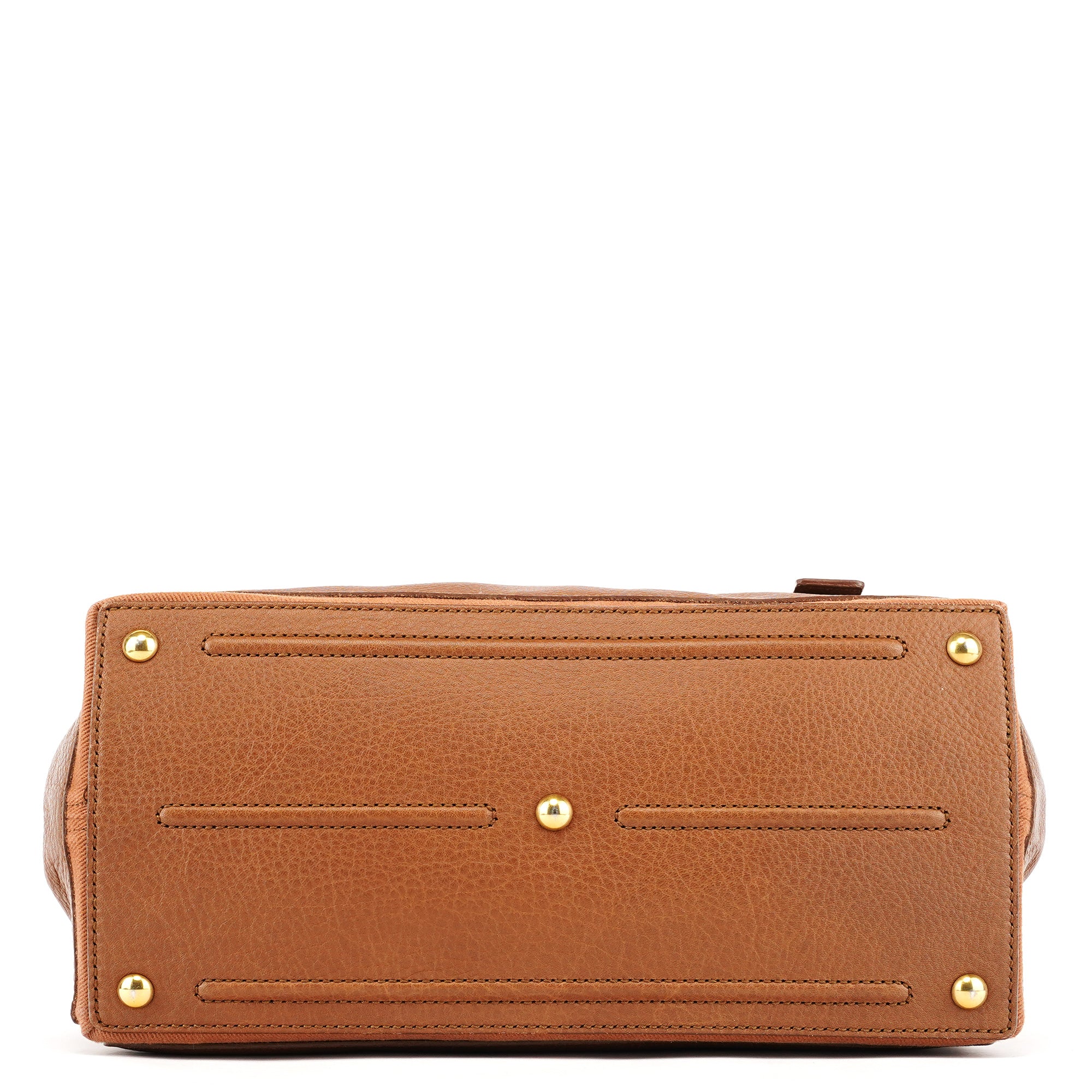 Light Brown Leather Muse Two Bag