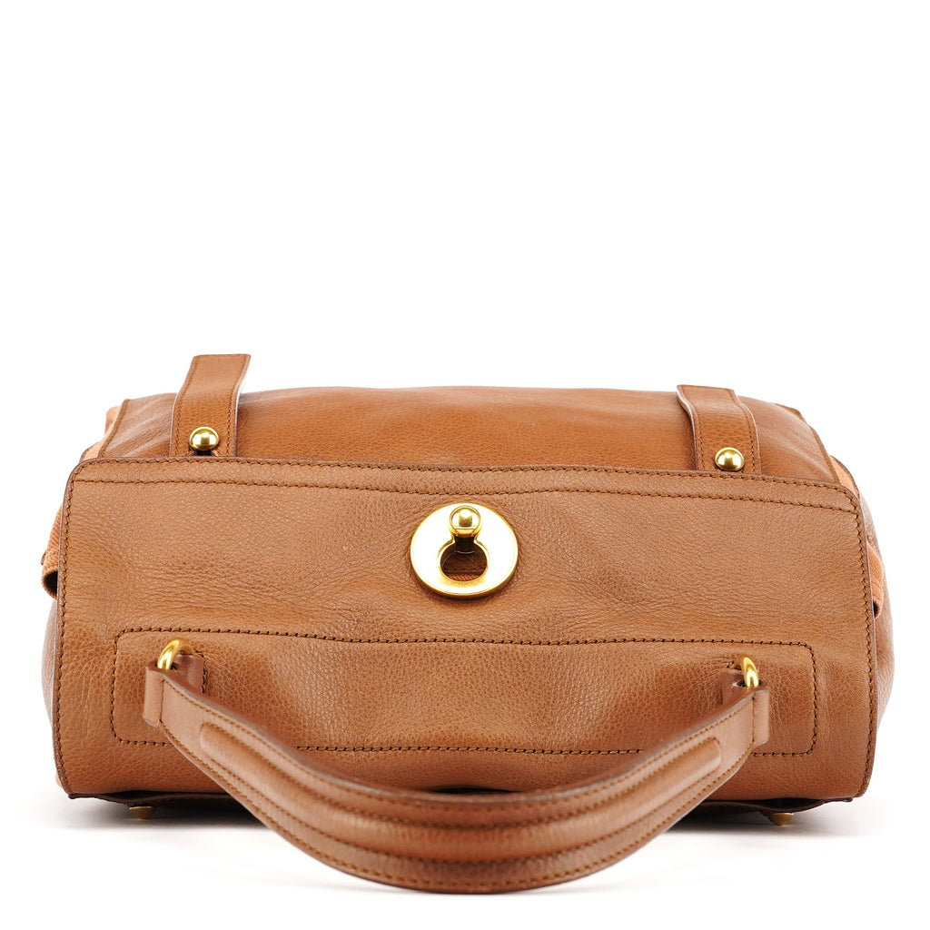 Light Brown Leather Muse Two Bag