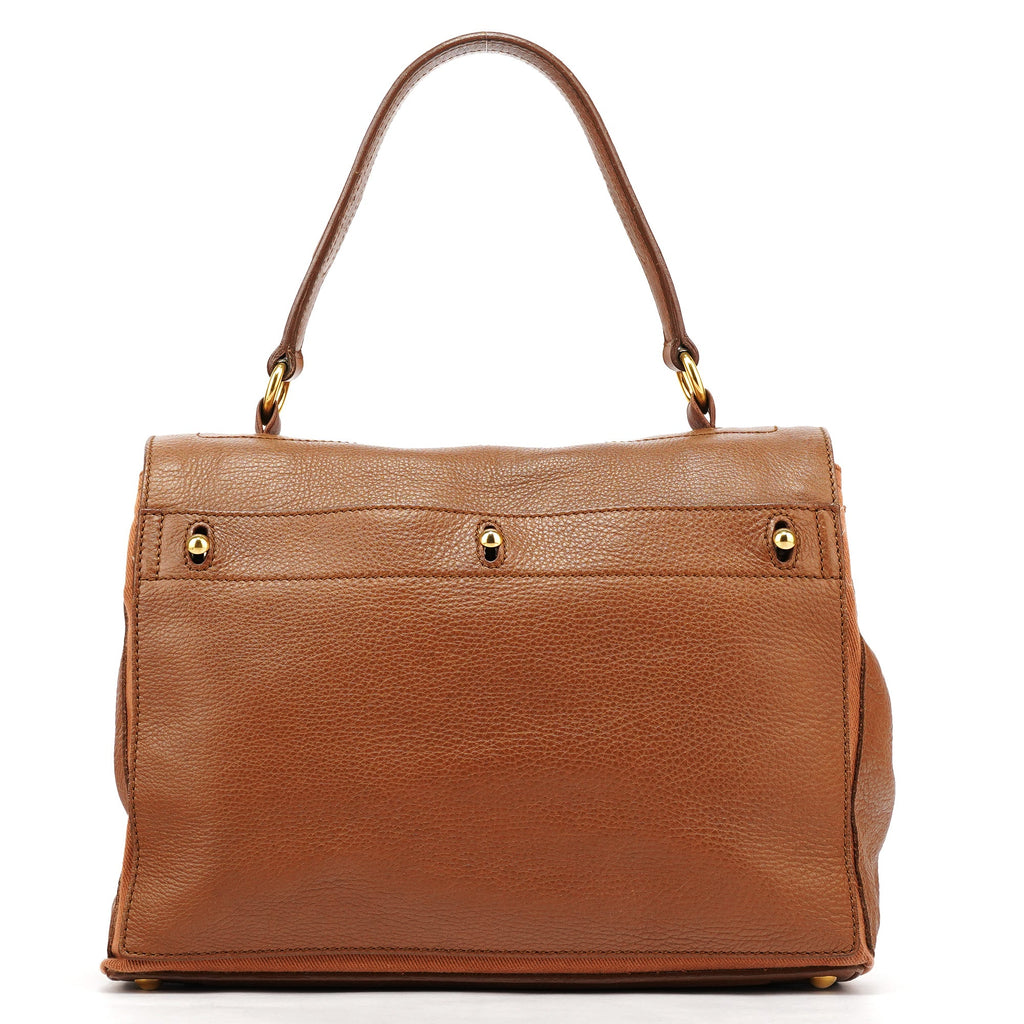 Light Brown Leather Muse Two Bag