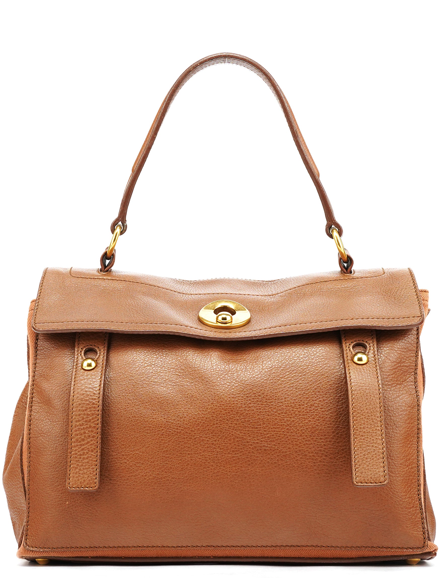 Light Brown Leather Muse Two Bag