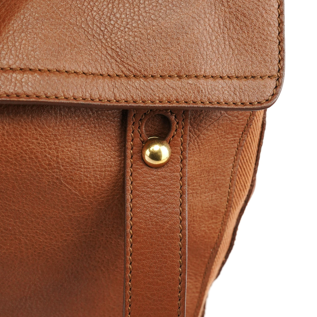 Light Brown Leather Muse Two Bag